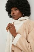 Куртка з вовною Answear Lab колір бежевий перехідна
