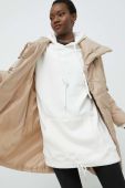 Куртка Answear Lab жіноча колір бежевий перехідна oversize (2888054)