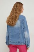 Джинсова куртка Answear Lab X Лімітована колекція SISTERHOOD жіноча перехідна колір блакитний (3079641)