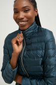 Пухова куртка Answear Lab жіноча перехідна колір блакитний