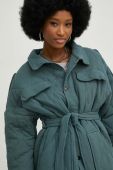 Куртка Answear Lab жіноча колір зелений перехідна oversize (3016035)