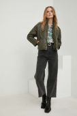 Куртка Answear Lab жіноча колір зелений перехідна (2989336)