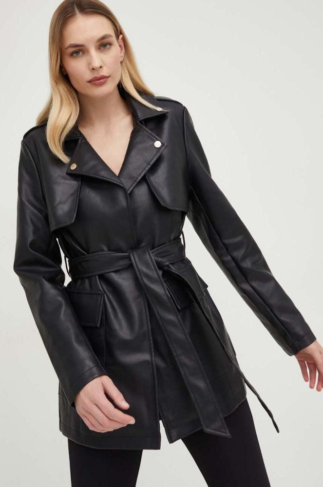 Куртка Answear Lab жіноча колір чорний перехідна (3092272)