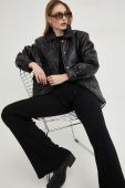 Куртка Answear Lab жіноча колір чорний перехідна (3114454)