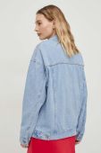 Джинсова куртка Answear Lab жіноча перехідна колір блакитний (3125020)