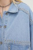 Джинсова куртка Answear Lab жіноча перехідна колір блакитний (3125020)