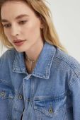 Джинсова куртка Answear Lab жіноча перехідна колір блакитний (3125025)
