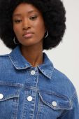 Джинсова куртка Answear Lab жіноча перехідна колір блакитний (3192387)