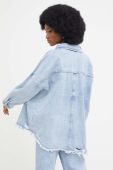 Джинсова куртка Answear Lab жіноча перехідна колір блакитний (3258732)