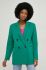 Піджак Answear Lab колір зелений двобортний однотонний (3016045)