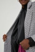 Піджак з вовною Answear Lab колір сірий однобортний