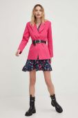 Піджак Answear Lab колір рожевий однобортний однотонний (3125038)
