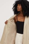 Піджак Answear Lab колір бежевий однобортний однотонний (3137726)
