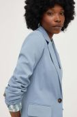 Піджак Answear Lab однобортний однотонний колір блакитний (3171454)