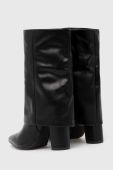 Черевики Answear Lab жіночі колір чорний каблук блок (2803099)