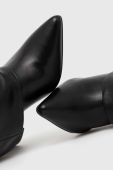 Черевики Answear Lab жіночі колір чорний каблук блок (2803099)