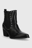 Черевики Answear Lab жіночі колір чорний каблук блок (2783696)