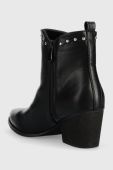 Черевики Answear Lab жіночі колір чорний каблук блок (2783696)