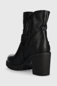 Черевики Answear Lab жіночі колір чорний каблук блок (2783712)