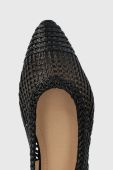 Балетки Answear Lab колір чорний відкрита п'ята (3198197)