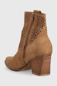 Черевики Answear Lab жіночі колір коричневий каблук блок (3198140)