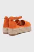 Еспадрилі Answear Lab колір помаранчевий на платформі