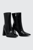 Черевики Answear Lab жіночі колір чорний каблук блок (3555516)