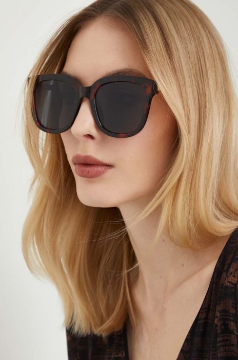 Сонцезахисні окуляри Answear Lab жіночі колір коричневий (3114465)