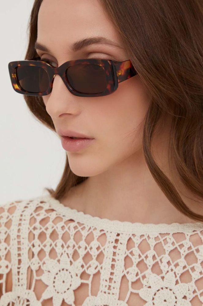 Сонцезахисні окуляри Answear Lab жіночі колір коричневий (3230855)
