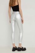 Джинси Answear Lab X Лімітована колекція SISTERHOOD жіночі висока посадка колір срібний (3072710)