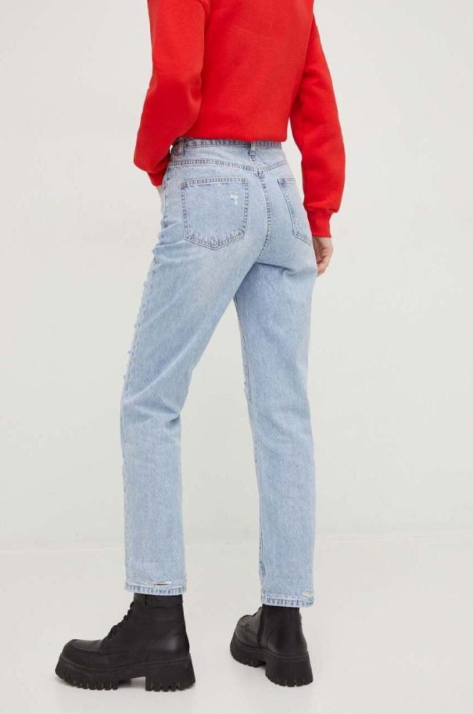 Джинси Lab PREMIUM JEANS жіночі висока посадка колір блакитний (3120793) фото 3