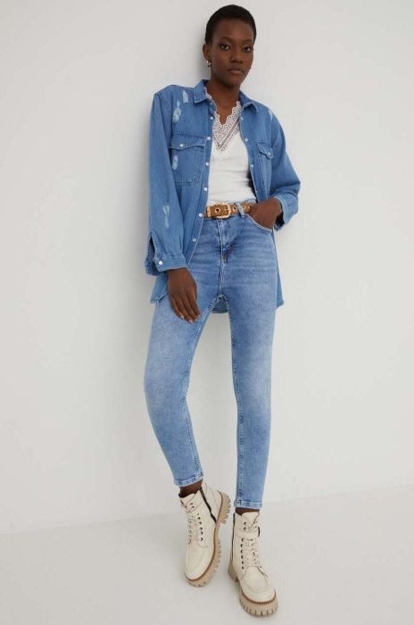 Джинси Answear Lab жіночі колір блакитний (3214924)