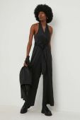 Комбінезон Answear Lab колір чорний декольте трикутник (2880269)