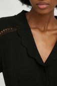 Комбінезон Answear Lab колір чорний декольте трикутник (2958286)