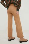 Штани Answear Lab жіночі колір бежевий широке висока посадка (2822255)