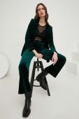 Штани Answear Lab жіночі колір зелений широке висока посадка (2863178)