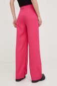 Штани Answear Lab жіночі колір рожевий широке висока посадка (3125106)