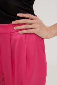 Штани Answear Lab жіночі колір рожевий пряме висока посадка (3242715)