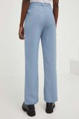 Штани Answear Lab жіночі пряме висока посадка колір блакитний (3160747)