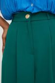 Штани Answear Lab жіночі колір зелений широке висока посадка (3210905)