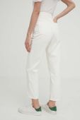 Джинси Answear Lab жіночі колір білий висока посадка (3227817)