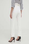 Штани Answear Lab жіночі колір білий пряме висока посадка (3227823)