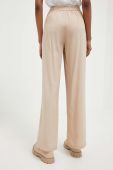 Штани Answear Lab жіночі колір бежевий пряме висока посадка (3273243)