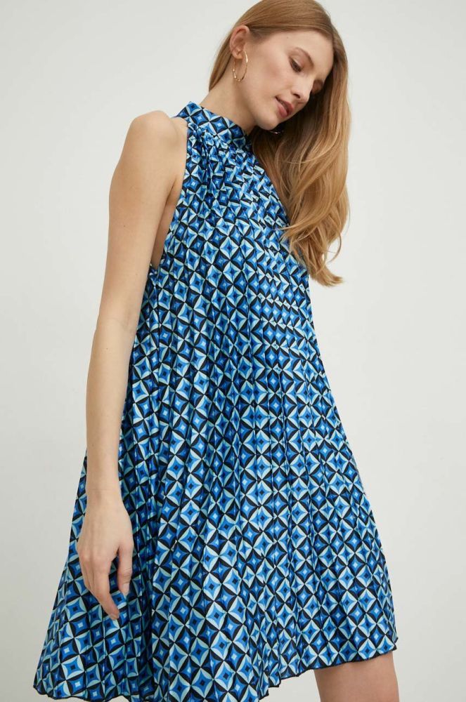 Сукня Answear Lab mini розкльошена колір блакитний (2930201)