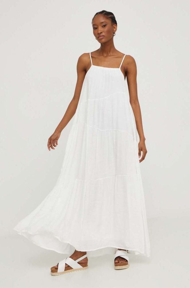 Сукня Answear Lab колір білий maxi розкльошена (3333711)