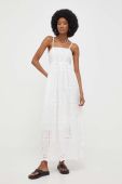 Бавовняна сукня Answear Lab колір білий maxi розкльошена (3275934)