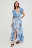 Сукня Answear Lab maxi розкльошена колір блакитний (3326979)