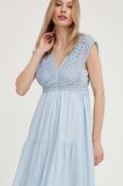 Сукня Answear Lab maxi розкльошена колір блакитний (3275940)