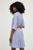 Сукня Answear Lab mini розкльошена колір блакитний (3137909)