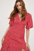 Сукня Answear Lab колір червоний midi розкльошена (3160801)